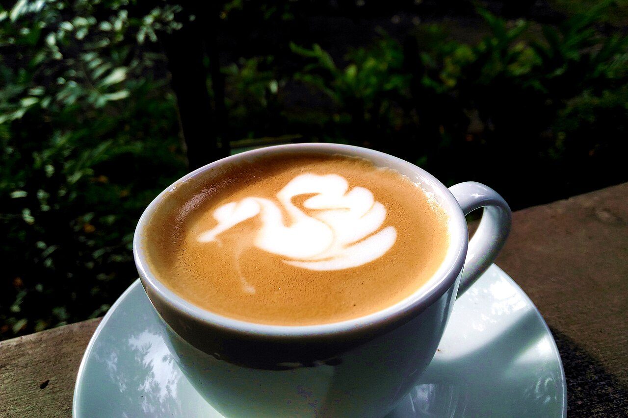 Café con arte latte